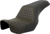 Saddlemen Step-Up Seat - Honeycomb - Dyna '06-'17